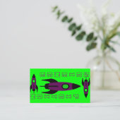 Science Fiction Bladwijzer Visitekaartje (Staand voorkant)