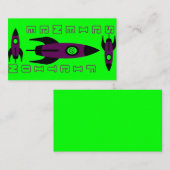 Science Fiction Bladwijzer Visitekaartje (Voorkant / Achterkant)