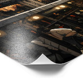 Science Fiction City Foto Afdruk (Hoek)