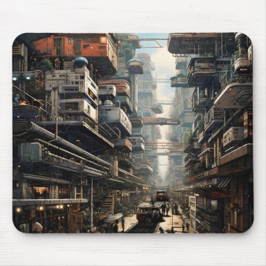 Science Fiction City Muismat (Voorkant)
