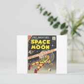Science Fiction Comic 1 Briefkaart (Staand voorkant)