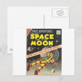 Science Fiction Comic 1 Briefkaart (Voorkant / Achterkant)