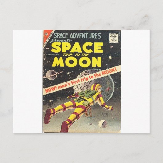 Science Fiction Comic 1 Briefkaart (Voorkant)