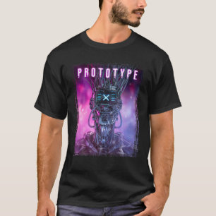 Science Fiction Cyberpunk Alien Prototype Cyborg R T-shirt
