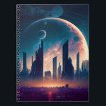 Science Fiction Cyberpunk Space City Notitieboek<br><div class="desc">Science Fiction Cyberpunk Space City</div>