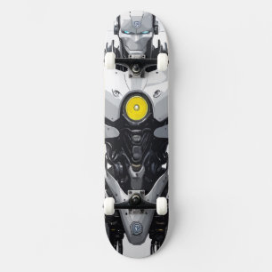 Science-Fiction Cyborg Android Mecha Stripverhaal  Persoonlijk Skateboard