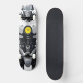 Science-Fiction Cyborg Android Mecha Stripverhaal  Persoonlijk Skateboard (Voorkant)