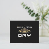 Science Fiction Day Stars Space Science Alien Gift Briefkaart (Staand voorkant)