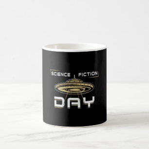 Science Fiction Day Stars Space Science Alien Gift Koffiemok