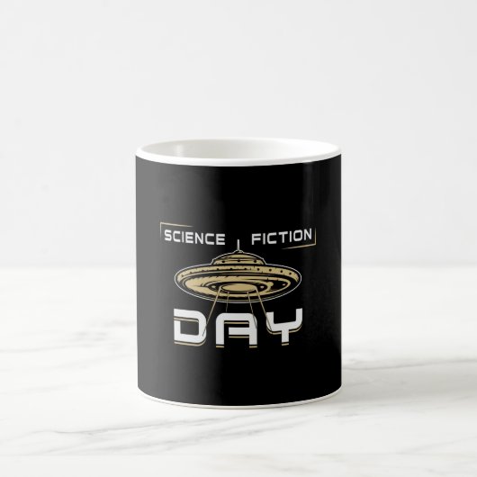 Science Fiction Day Stars Space Science Alien Gift Koffiemok (Center)