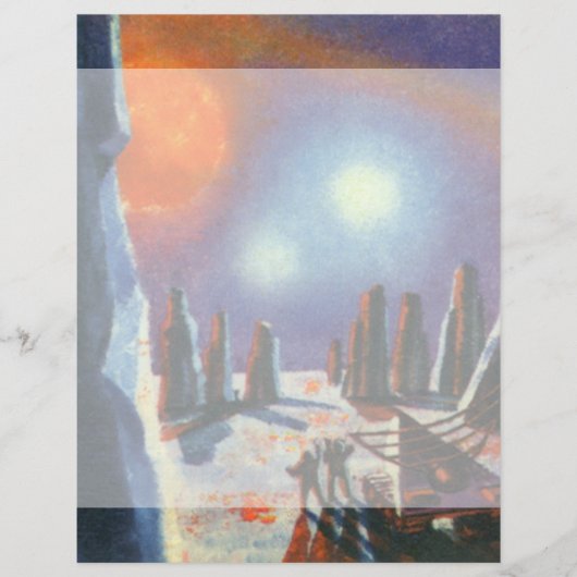  Science Fiction Foreign Planet met Aliens (Voorkant)