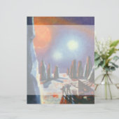  Science Fiction Foreign Planet met Aliens (Staand voorkant)