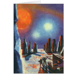 Science Fiction Foreign Planet met Aliens