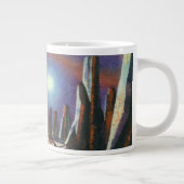  Science Fiction Foreign Planet met Aliens Grote Koffiekop (Rechts)