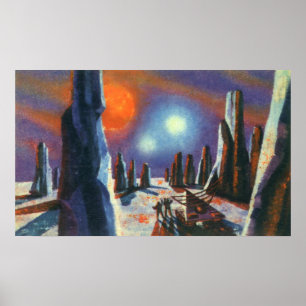 Science Fiction Foreign Planet met Aliens Poster
