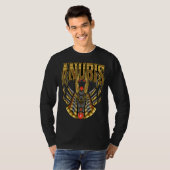 Science Fiction Future Mech Anubis Egyptian Symbol T-shirt (Voorkant volledig)