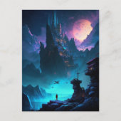 Science Fiction Futuristic City Briefkaart (Voorkant)