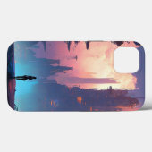 Science Fiction Futuristic City Case-Mate iPhone Case (Achterkant (horizontaal))