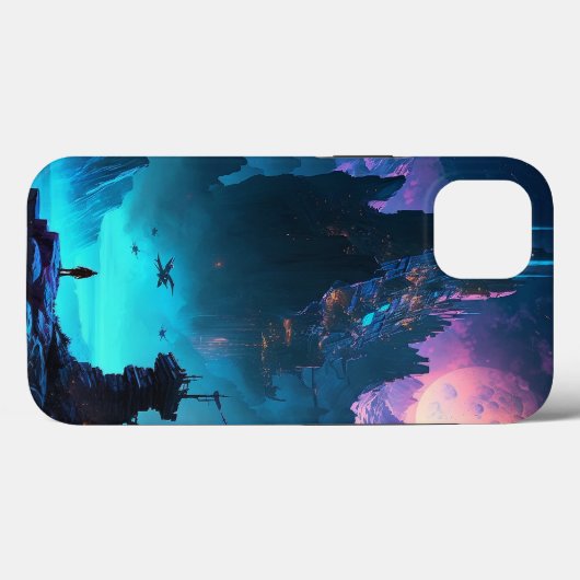 Science Fiction Futuristic City Hoesje-Mate iPhone Case-Mate iPhone Case (Achterkant (horizontaal))