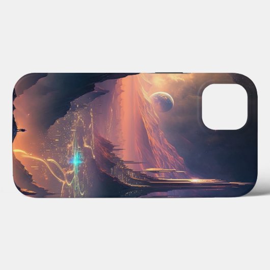 Science Fiction Futuristic City Hoesje-Mate iPhone Case-Mate iPhone Case (Achterkant (horizontaal))