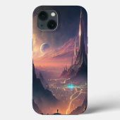 Science Fiction Futuristic City Hoesje-Mate iPhone Case-Mate iPhone Case (Achterkant)