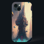 Science Fiction Futuristic City Hoesje-Mate iPhone Case-Mate iPhone Case<br><div class="desc">Fantasy art producten van The Lunarium.</div>
