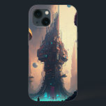 Science Fiction Futuristic City Hoesje-Mate iPhone Case-Mate iPhone Case<br><div class="desc">Fantasy art producten van The Lunarium.</div>