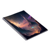 Science Fiction Futuristic City Notitieboek (Rechterzijde)