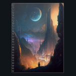 Science Fiction Futuristic City Notitieboek<br><div class="desc">Fantasy,  Sci-fi & Horror kunst van het Lunarium.</div>