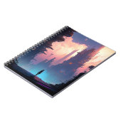 Science Fiction Futuristic City Notitieboek (Linkerzijde)