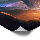 Science Fiction Futuristic City Poster (Hoek)