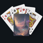 Science Fiction Futuristic City-speelkaarten Pokerkaarten<br><div class="desc">Fantasy art producten van The Lunarium.</div>