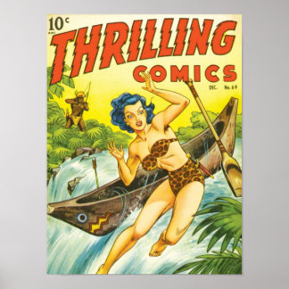 SCIENCE FICTION ILLUSTRATION POSTER