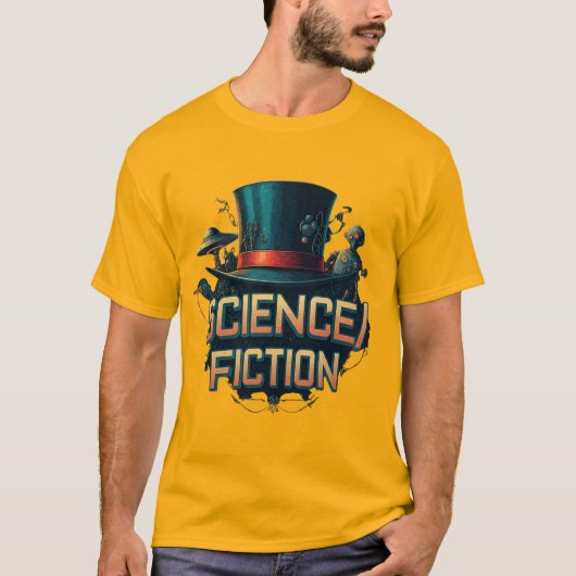 Science/Fiction Mannen Shirt (Voorkant)