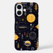 science fiction-patroon Case-Mate iPhone case (Achterkant)