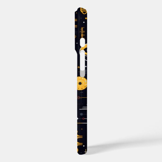 science fiction-patroon Case-Mate iPhone case (Achterkant / Links)