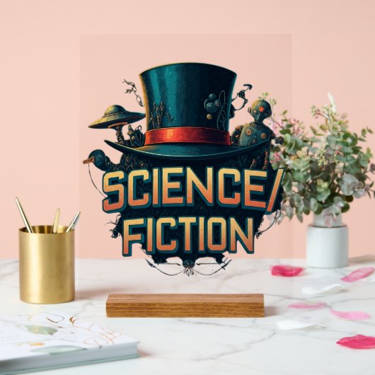 Science/Fiction Plaque Acryl Bord (Huwelijk)