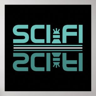 Science Fiction Robot Poster