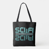 Science Fiction Robot Tote Bag (Achterkant)