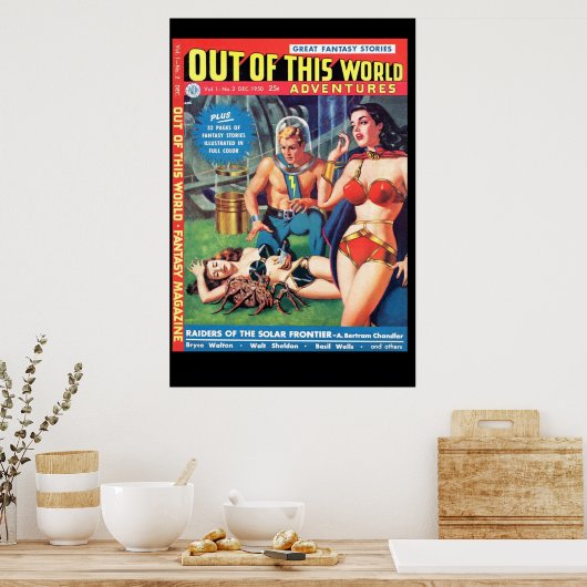  science fiction ruimte poster (Keuken)