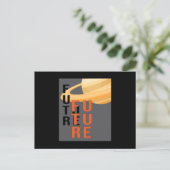 Science Fiction Space Ufo Alien Sci-Fi Funny Gift Briefkaart (Staand voorkant)