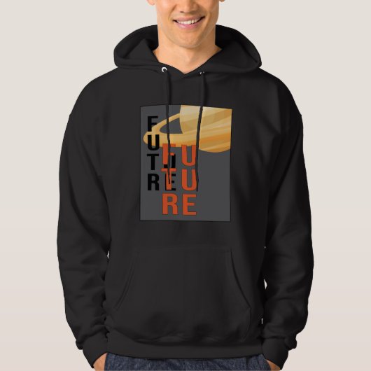 Science Fiction Space Ufo Alien Sci-Fi Funny Gift Hoodie (Voorkant)