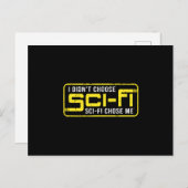 Science Fiction Space Ufo Sci-Fi Alien Funny Gift Briefkaart (Voorkant / Achterkant)
