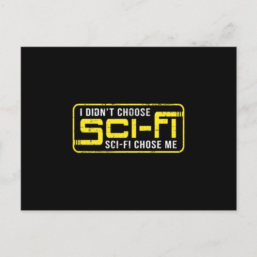 Science Fiction Space Ufo Sci-Fi Alien Funny Gift Briefkaart (Voorkant)