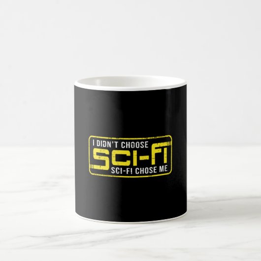 Science Fiction Space Ufo Sci-Fi Alien Funny Gift Koffiemok (Center)