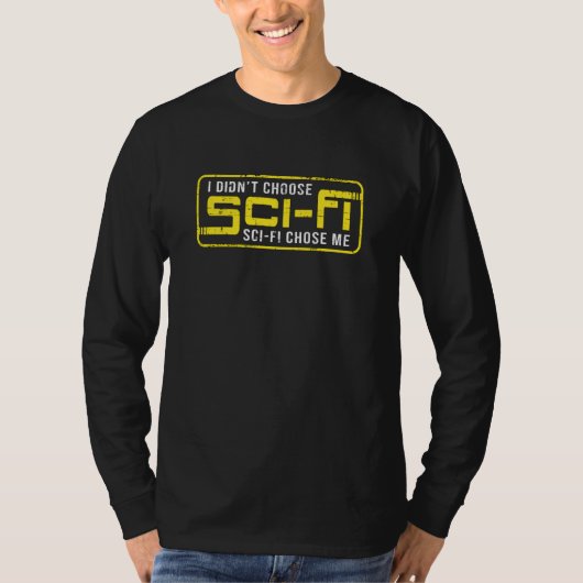 Science Fiction Space Ufo Sci-Fi Alien Funny Gift T-shirt (Voorkant)