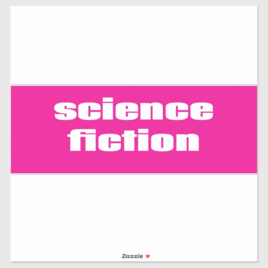 Science Fiction Sticker (Vel)