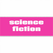 Science Fiction Sticker (Voorkant)