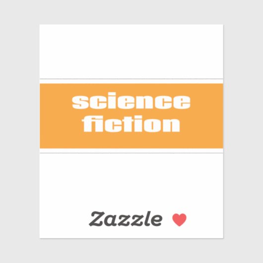 Science Fiction Sticker (Vel)