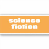 Science Fiction Sticker (Voorkant)
